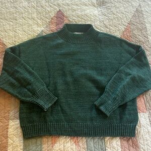 Misha and Puff Wool Sweater in Peacock size small